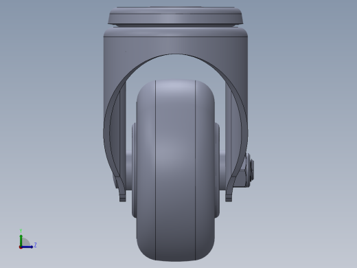 标准脚轮-WH-5073-76 3in SWIVEL BOLT HOLE MOUNTING H=104左视缩略图