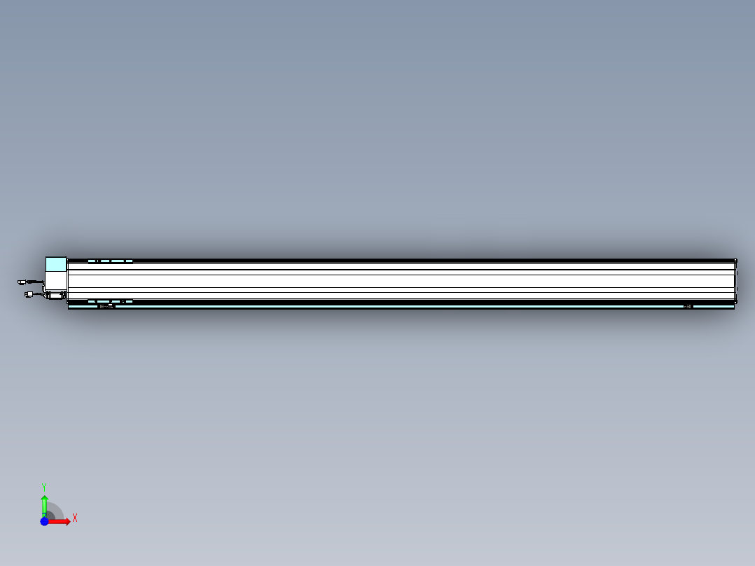 威洛博VBF同步带传动一般环境VBF14-L45-S1800-BRD-ZP40-C3前视图