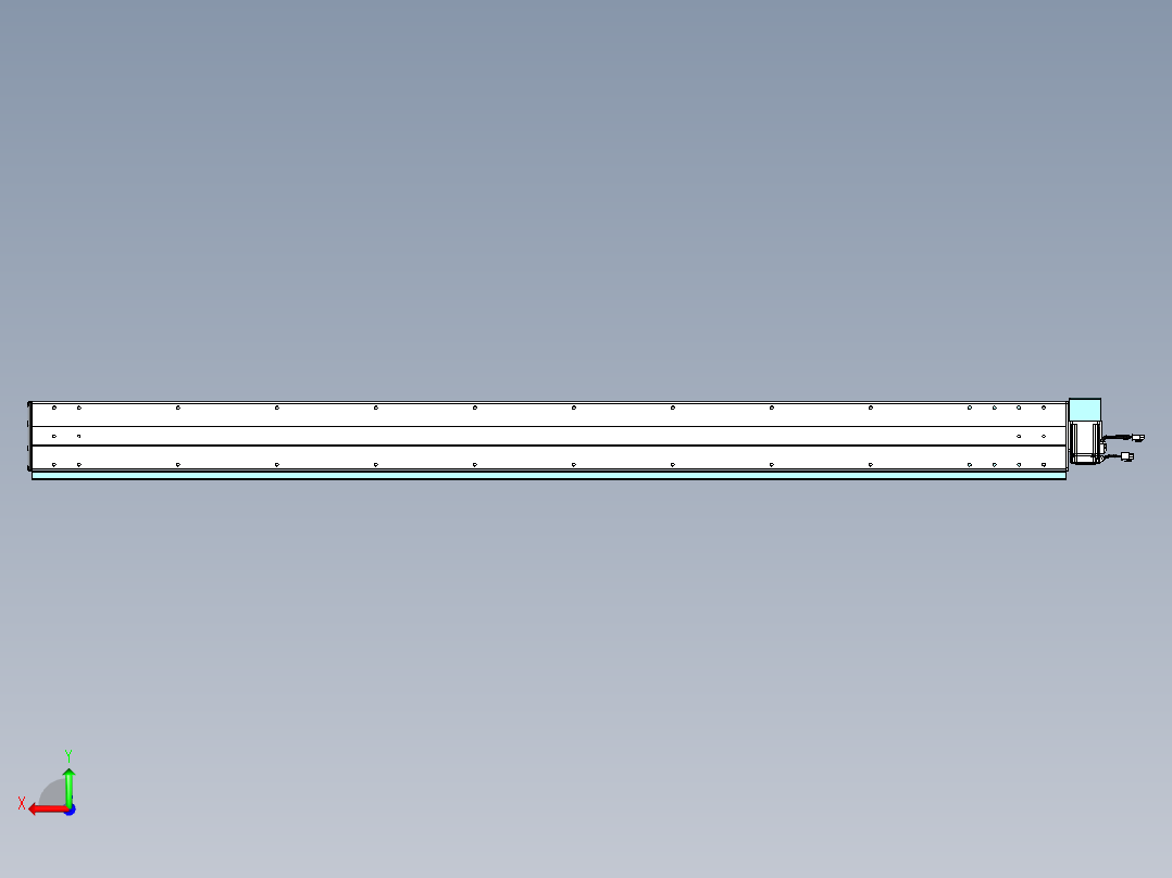 威洛博VBF同步带传动一般环境VBF14-L45-S1800-BRD-ZP40-C3后视图
