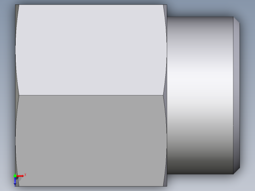 卡套式工业通用硬管接头EO_Swivel_connector_GAI18LM71X俯视缩略图