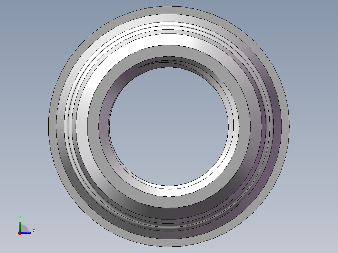 管箍-异径有边 DN20-DN10左视图