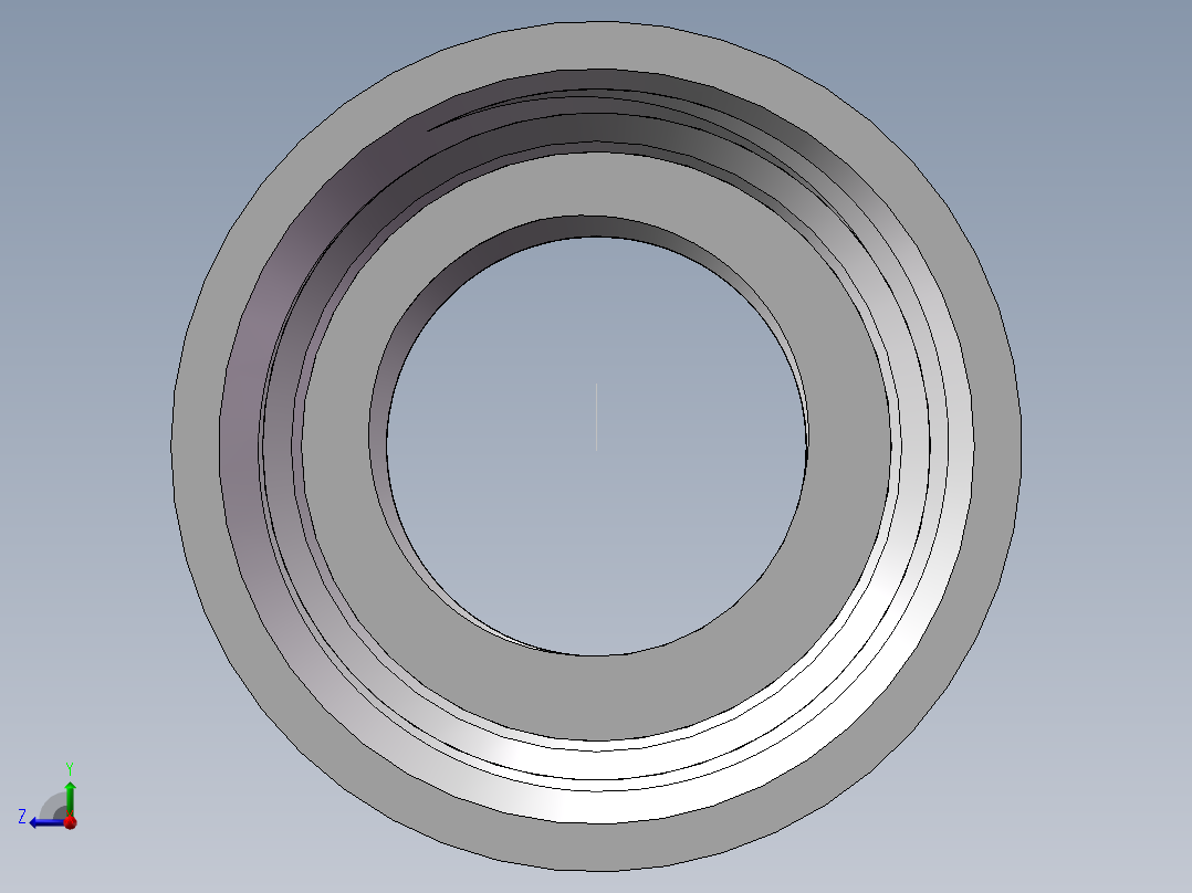 管箍-异径有边 DN20-DN10右视图