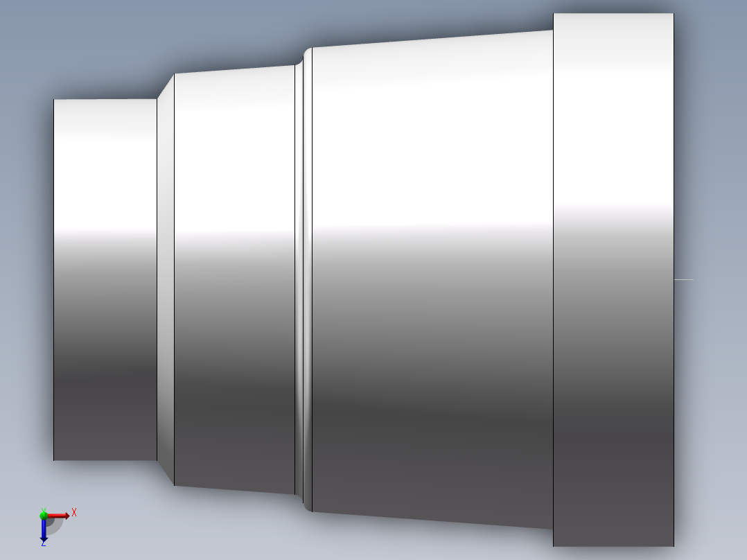 管箍-异径有边 DN20-DN10俯视图
