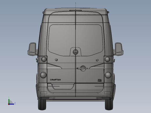商用车外壳造型左视缩略图