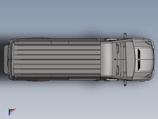 商用车外壳造型俯视缩略图