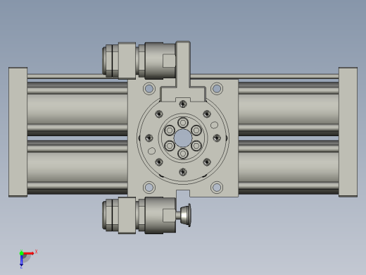 旋转气爪PRY80S-180俯视缩略图