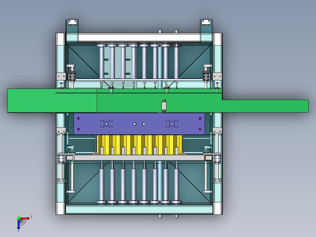新型清洗机俯视图