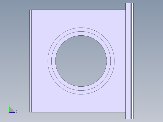 [PVC]法兰接头盒 Flange-Union Box左视缩略图