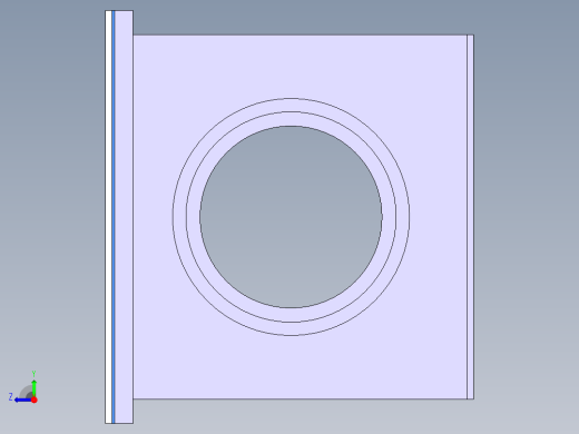 [PVC]法兰接头盒 Flange-Union Box右视缩略图