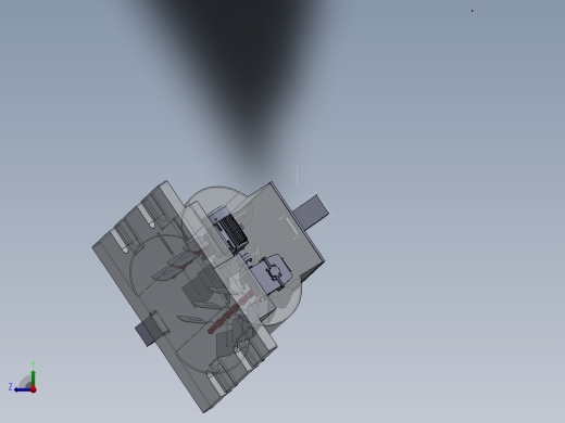 粉状物料混合机设计含SW三维图右视缩略图