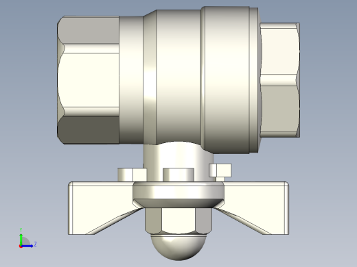 全流道球阀1_2英寸左视缩略图