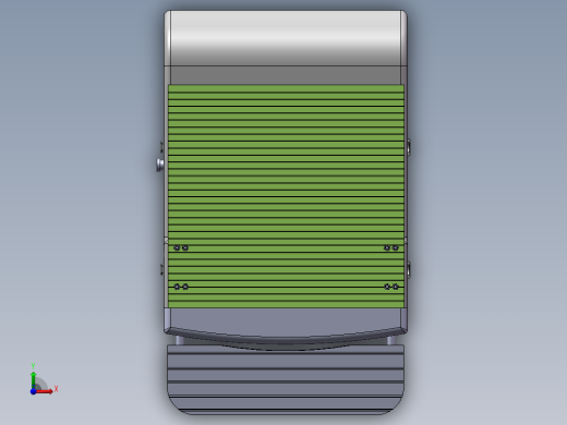 家用垃圾处理器设计含SolidWorks三维模型CAD说明书634833前视缩略图