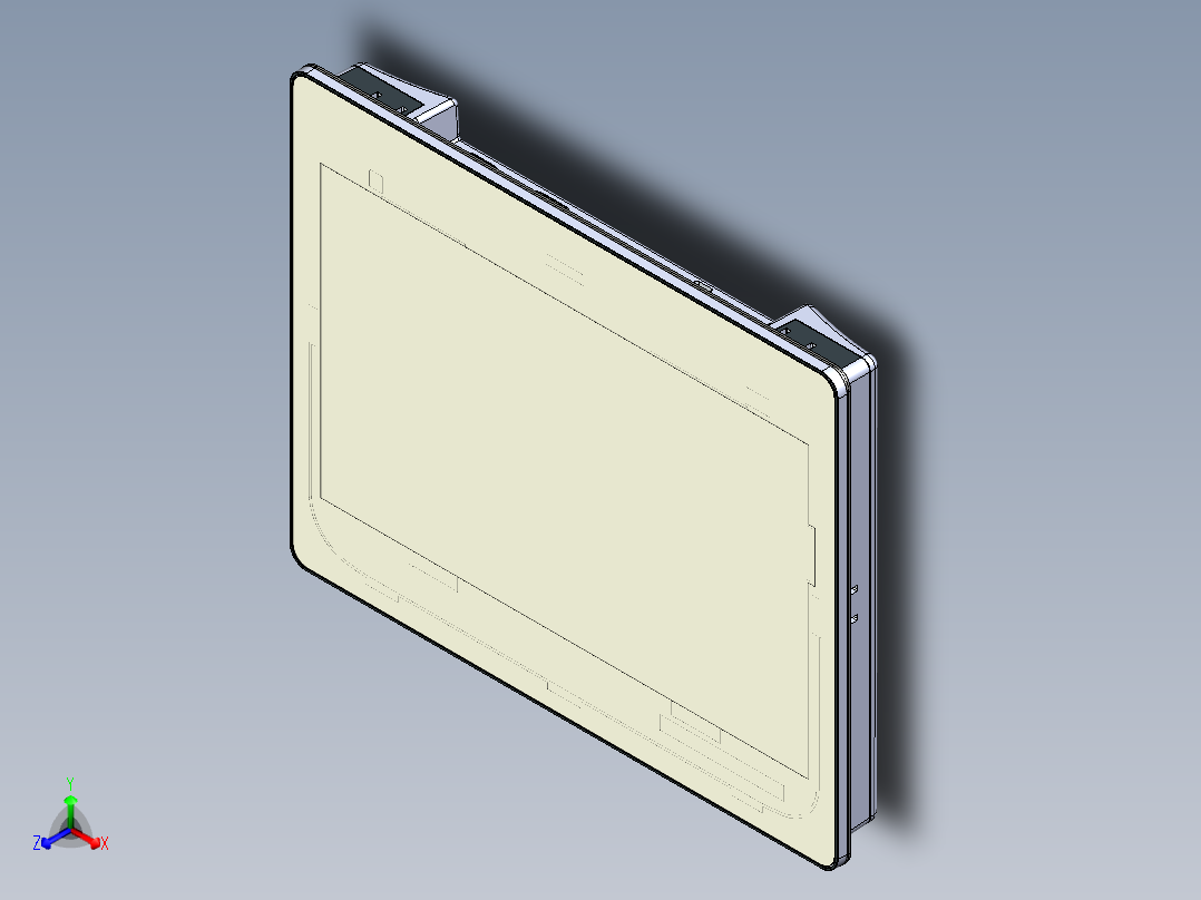 微泰 MT6103iP显示屏正等轴测图