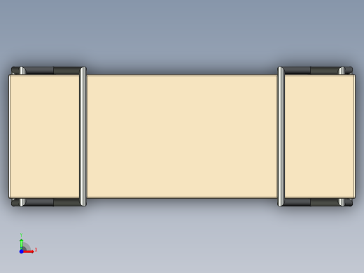 可折叠桌子前视缩略图