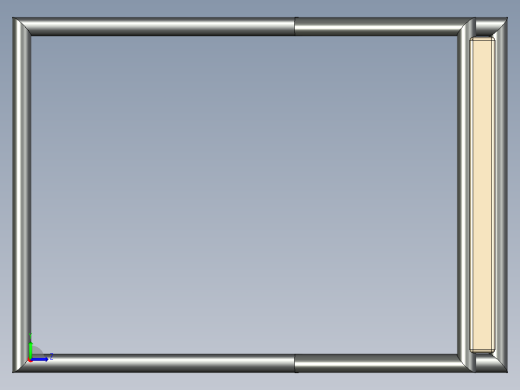 可折叠桌子左视缩略图
