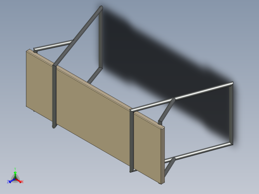 可折叠桌子正等轴测缩略图