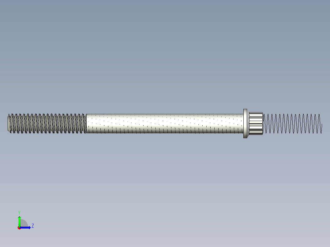 1-4in-20 3long 12-point screws.x_t左视图