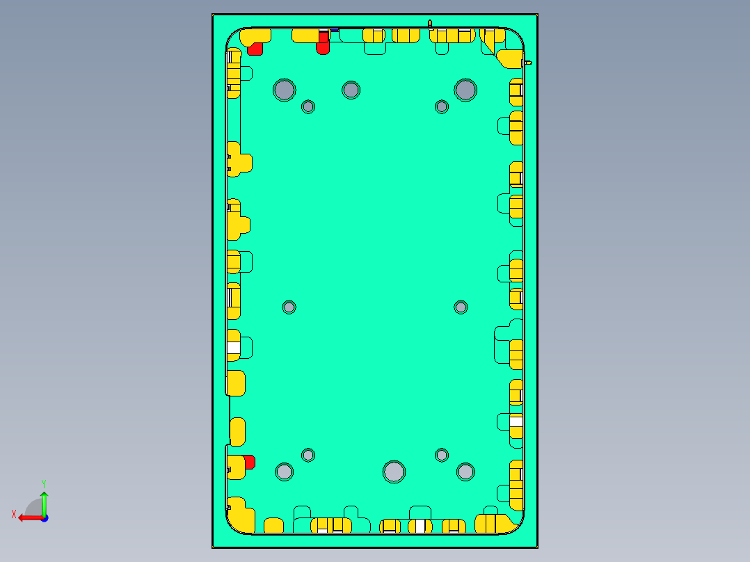 Z581C-笔记本CNC工装夹具三维模型CNC1-2后视图