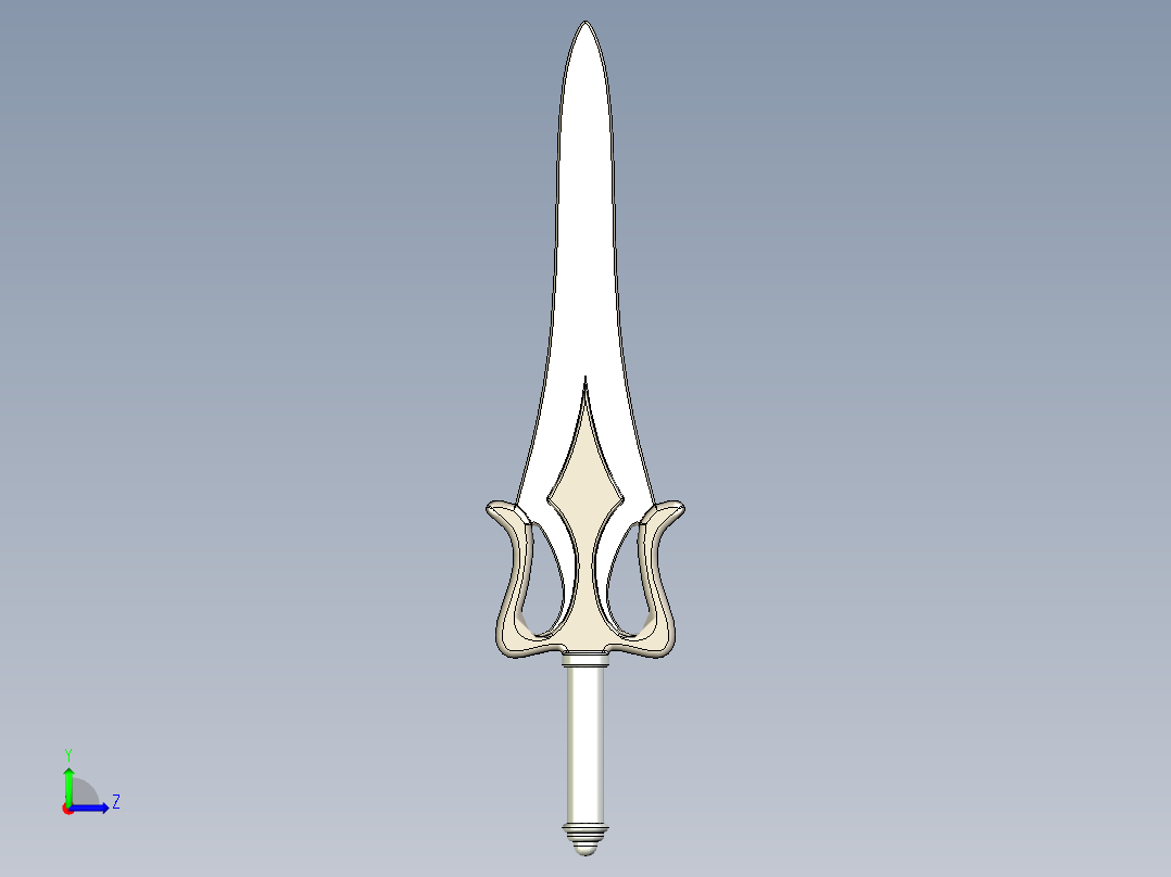 剑、宝剑(104)左视图