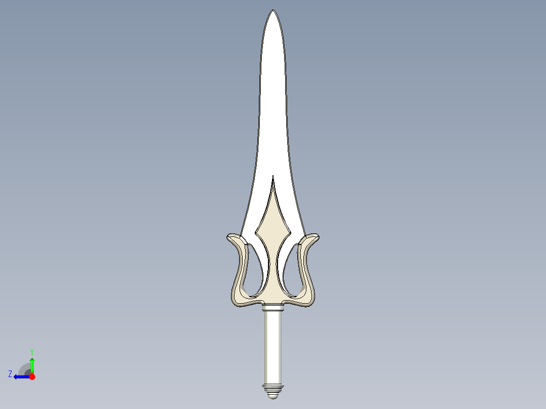 剑、宝剑(104)右视图