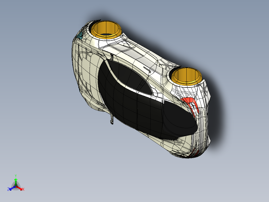 2023.02月-旋转停车场结构模型creo5.0