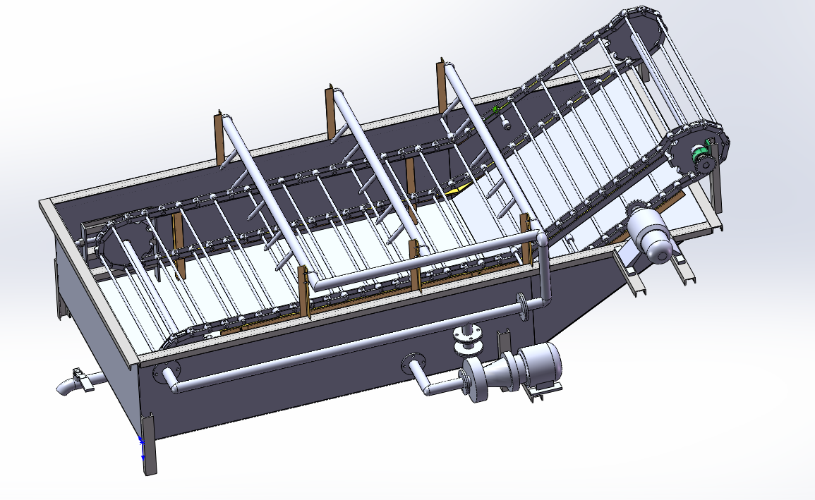 果蔬清洗机总体结构设计（step+exb+说明书）