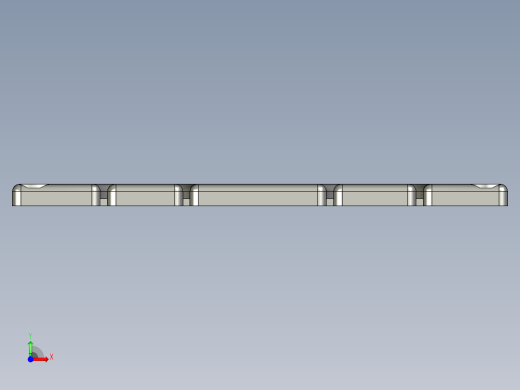 铝合金线槽端盖前视缩略图