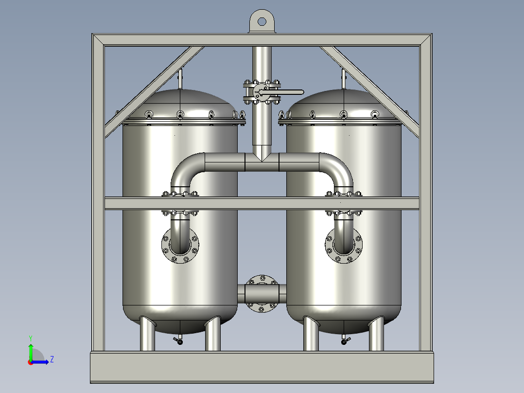 A2003952-水过滤装置左视图