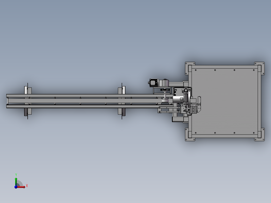 自动定长切割机设计 883063前视图