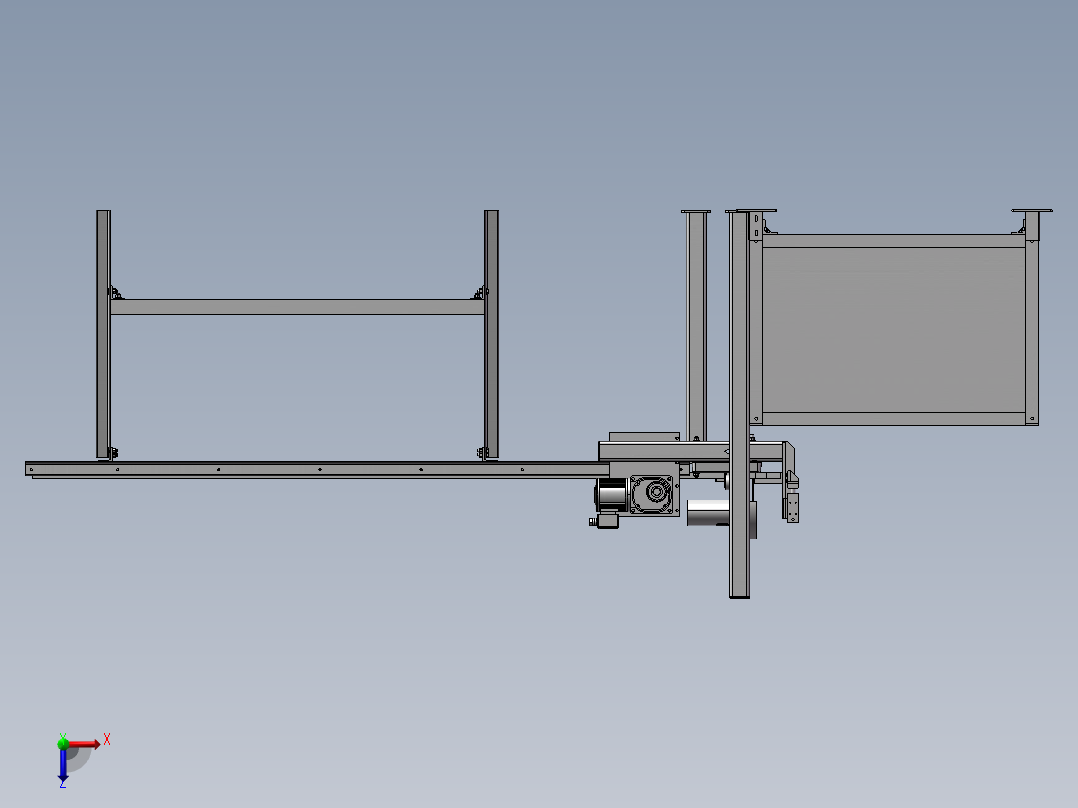 自动定长切割机设计 883063俯视图