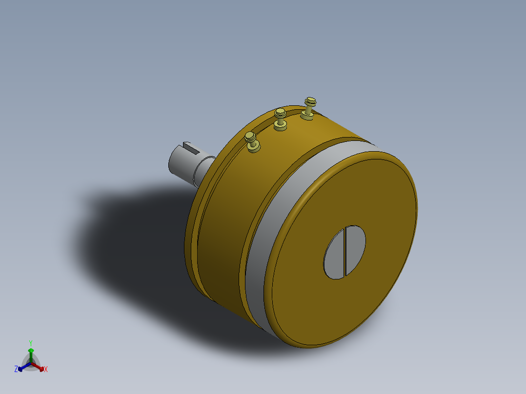 电位器正等轴测图