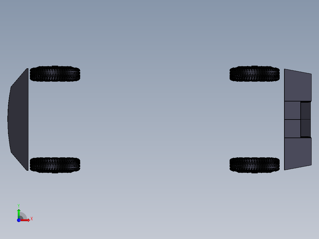 特斯拉赛博   Catia前视图