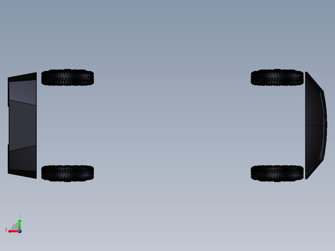 特斯拉赛博   Catia后视图