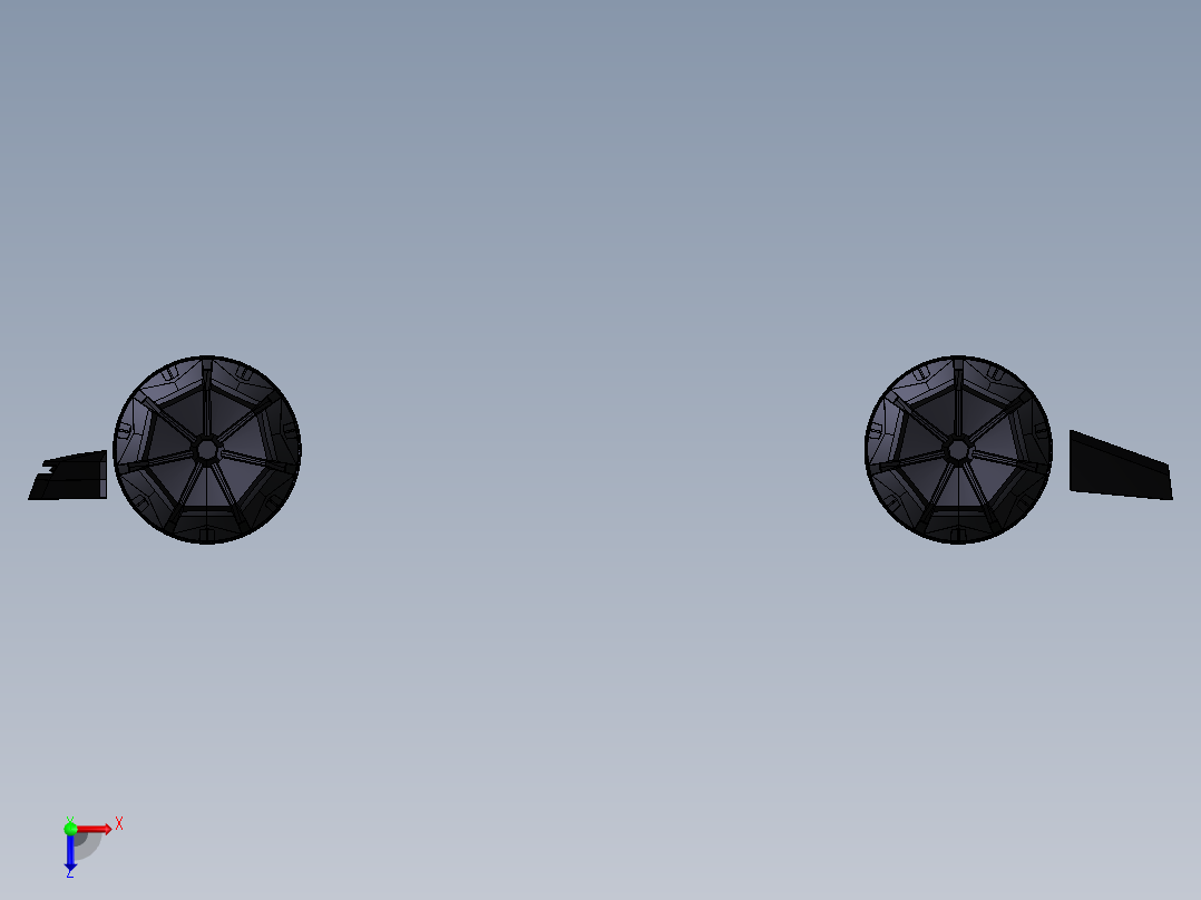 特斯拉赛博   Catia俯视图