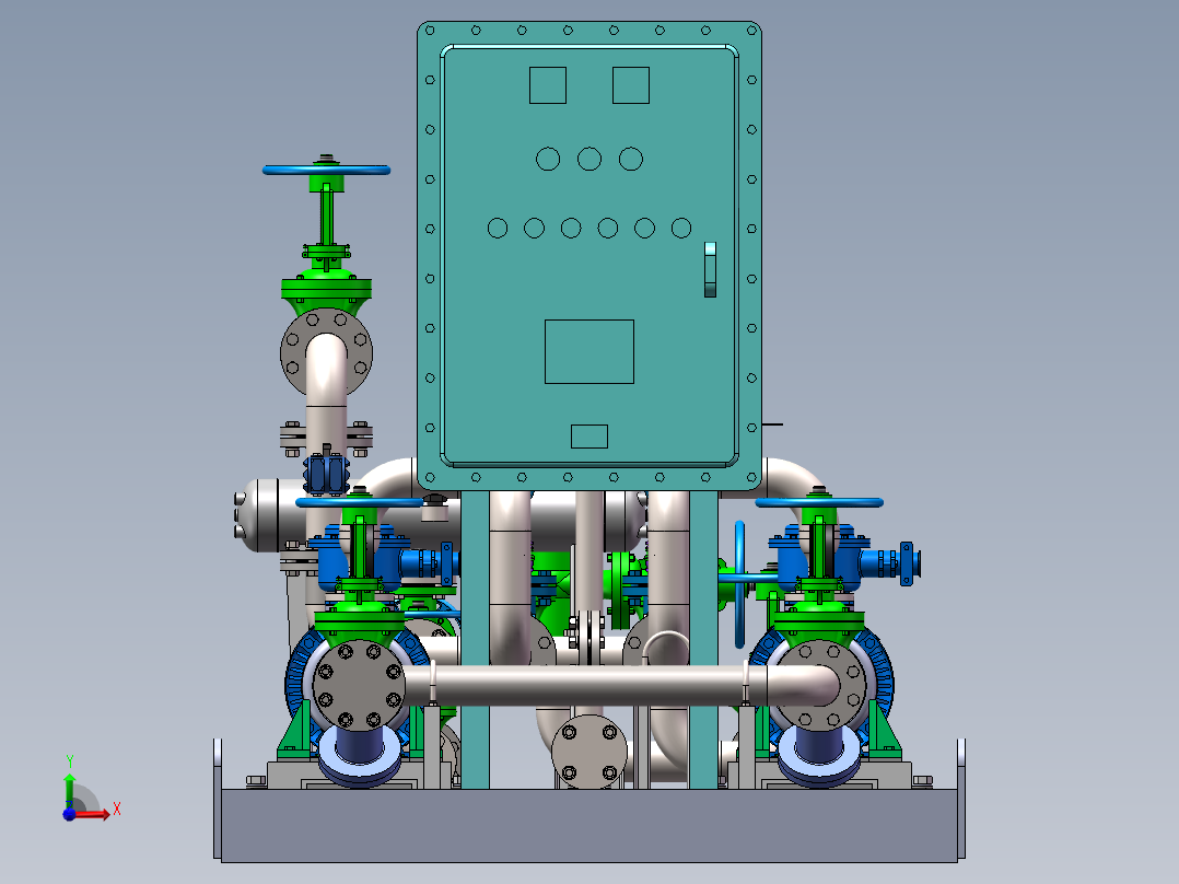 变频恒压供水装置 998609前视图