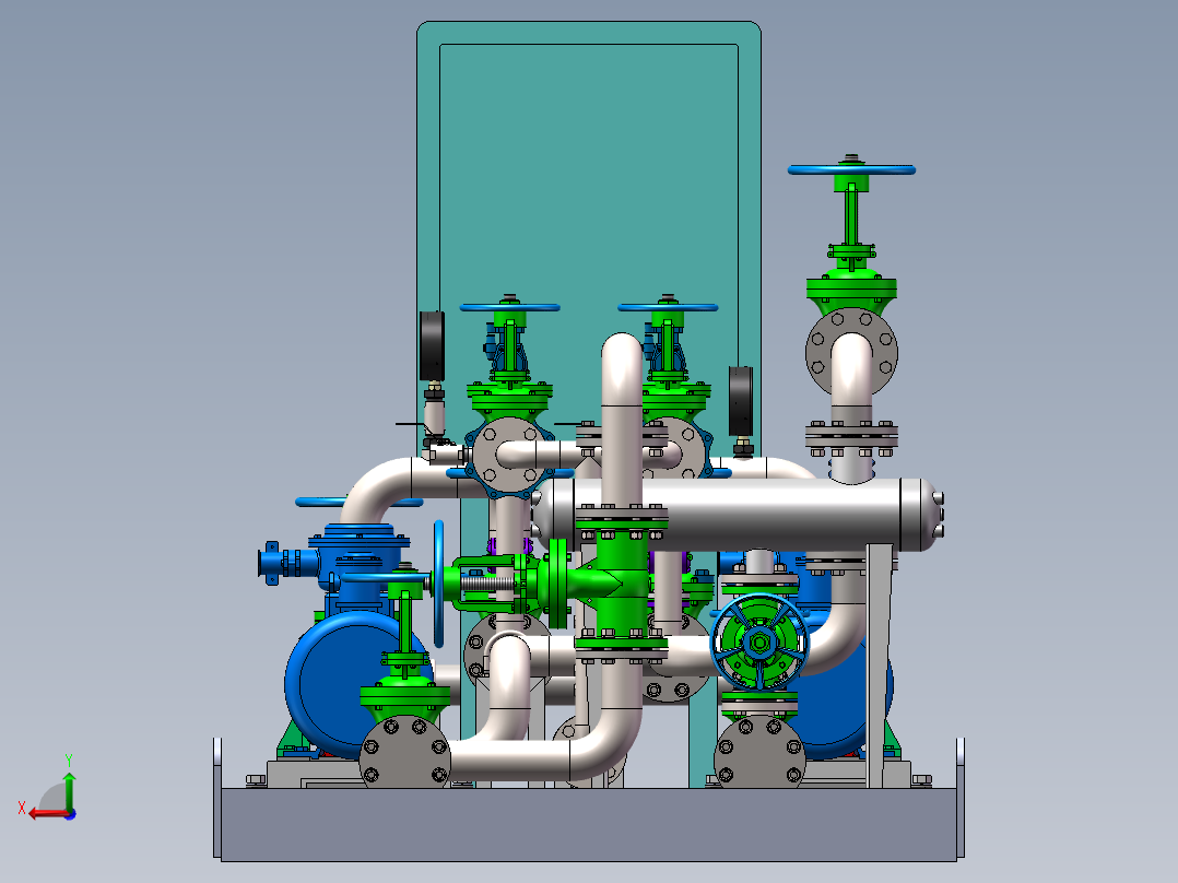变频恒压供水装置 998609后视图