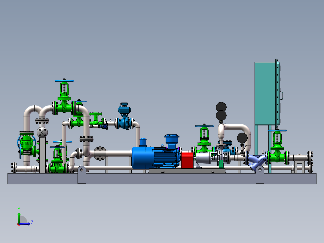变频恒压供水装置 998609左视图