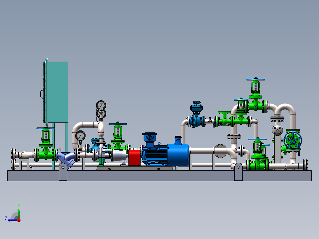 变频恒压供水装置 998609右视图