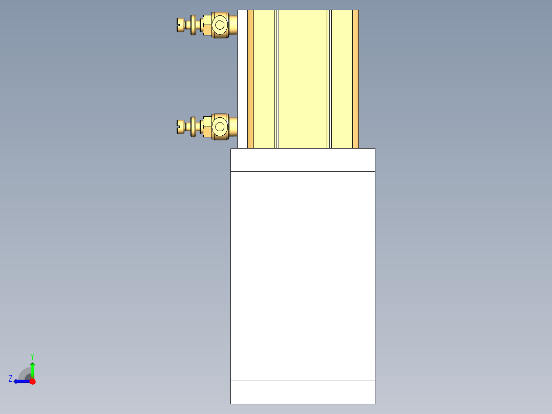 电池冲压设备右视图