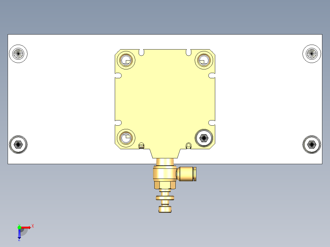 电池冲压设备俯视图