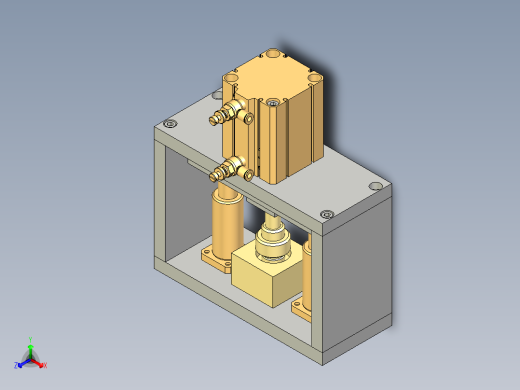 电池冲压设备正等轴测缩略图