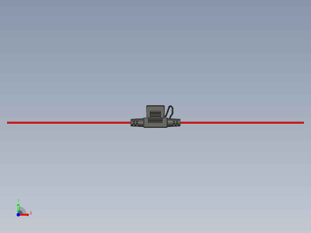 内嵌保险丝座15A-16AWG瓦特前视图