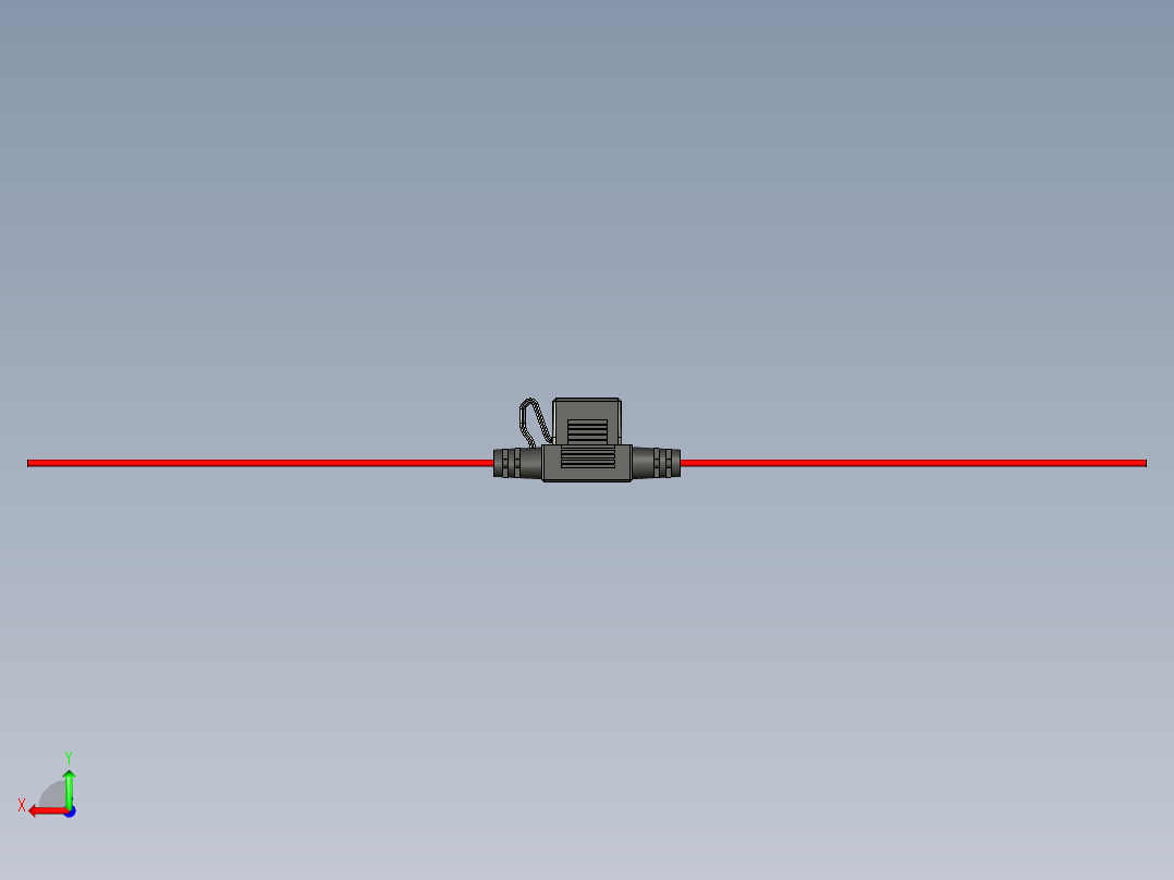 内嵌保险丝座15A-16AWG瓦特后视图