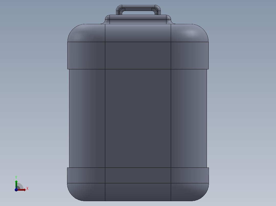 5加仑便携式水箱前视图