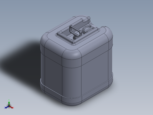 5加仑便携式水箱正等轴测缩略图