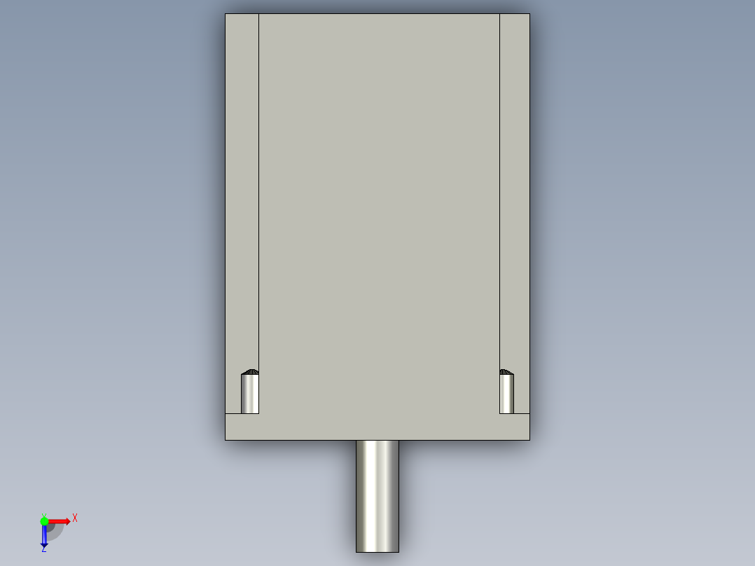 雷塞步进电机57HS21A俯视图