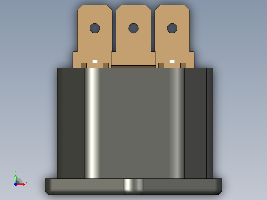 AC电源插座61前视图