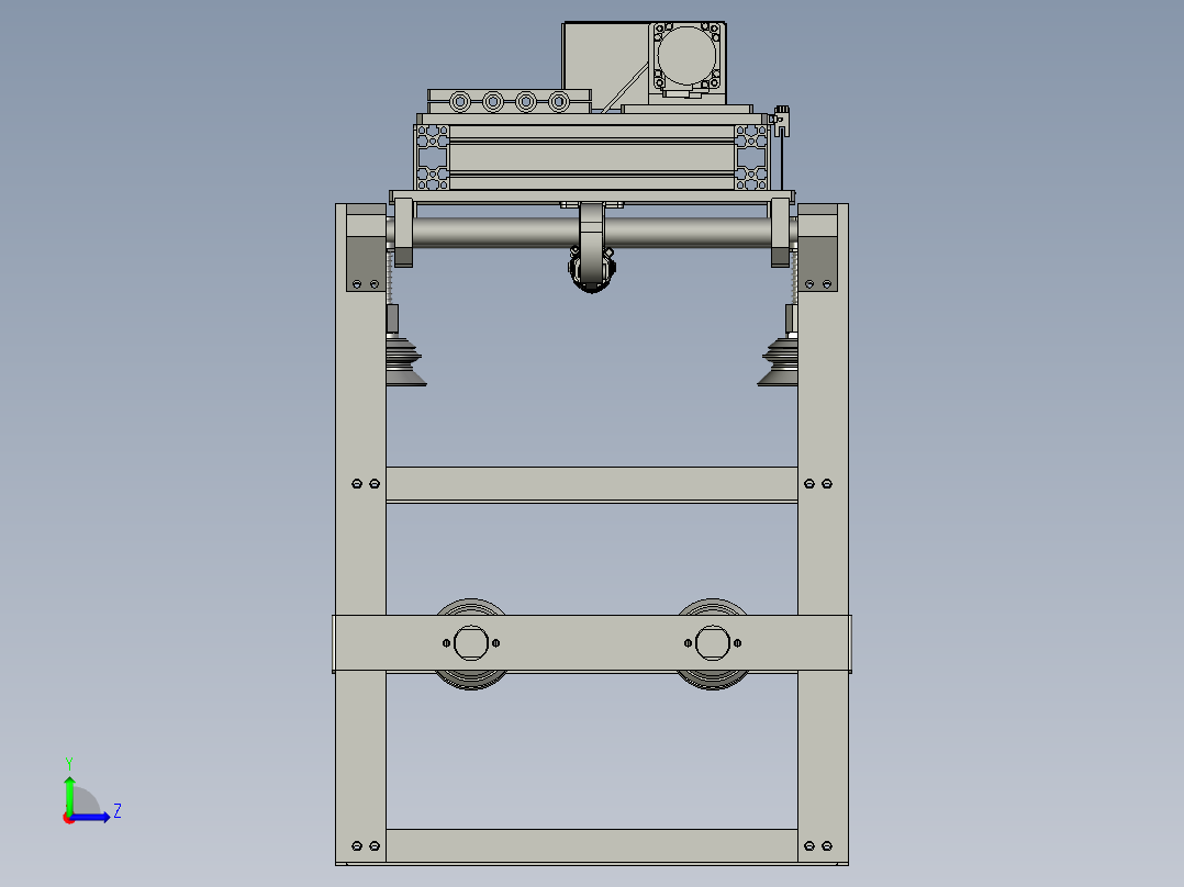 8012-0100-0000套箱夹具-8262左视图