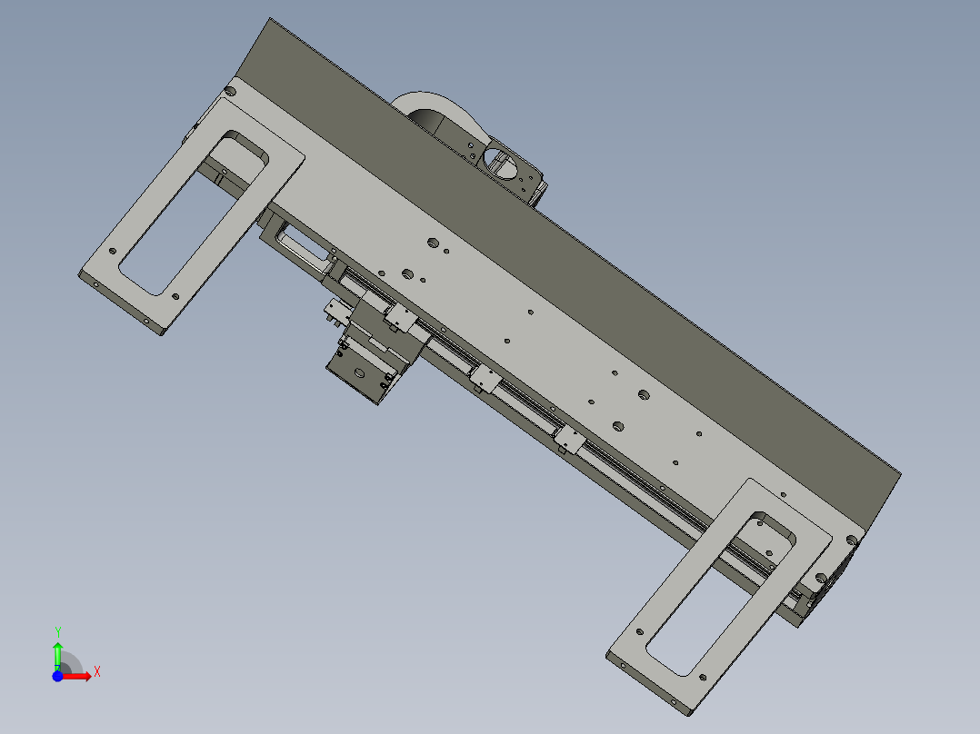 取铜柱机械臂SLDASM前视图