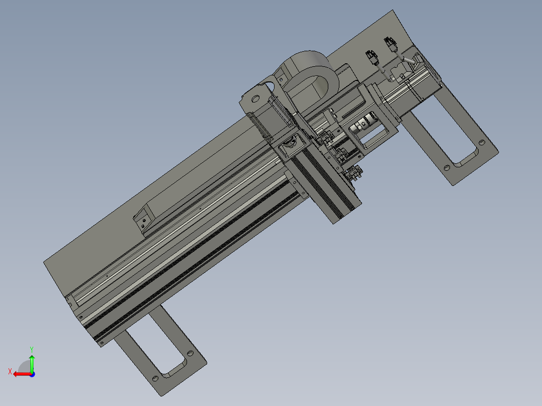 取铜柱机械臂SLDASM后视图